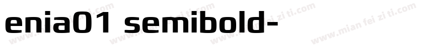 enia01 semibold字体转换